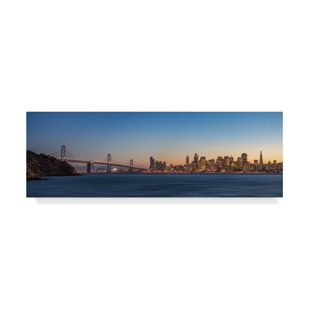 Trademark Fine Art Fegari 'San Francisco City' Canvas Art, 8x24 1X06922-C824GG